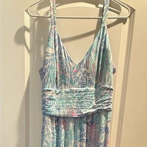 Lilly Pulitzer Vibrant Blue and Pink Dress